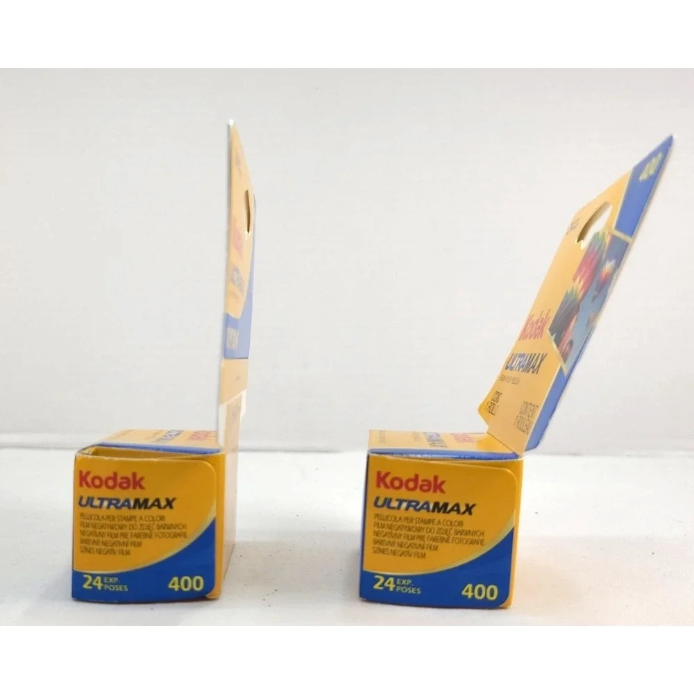 Lot(2) Kodak Ultramax 400 35mm Color Negative Film, 24 Exposure NIB expire 11/21